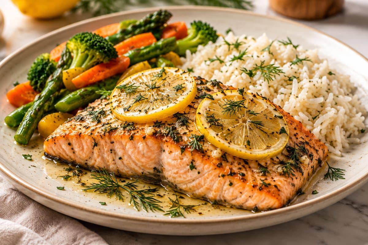 Saumon à l'aneth et au citron