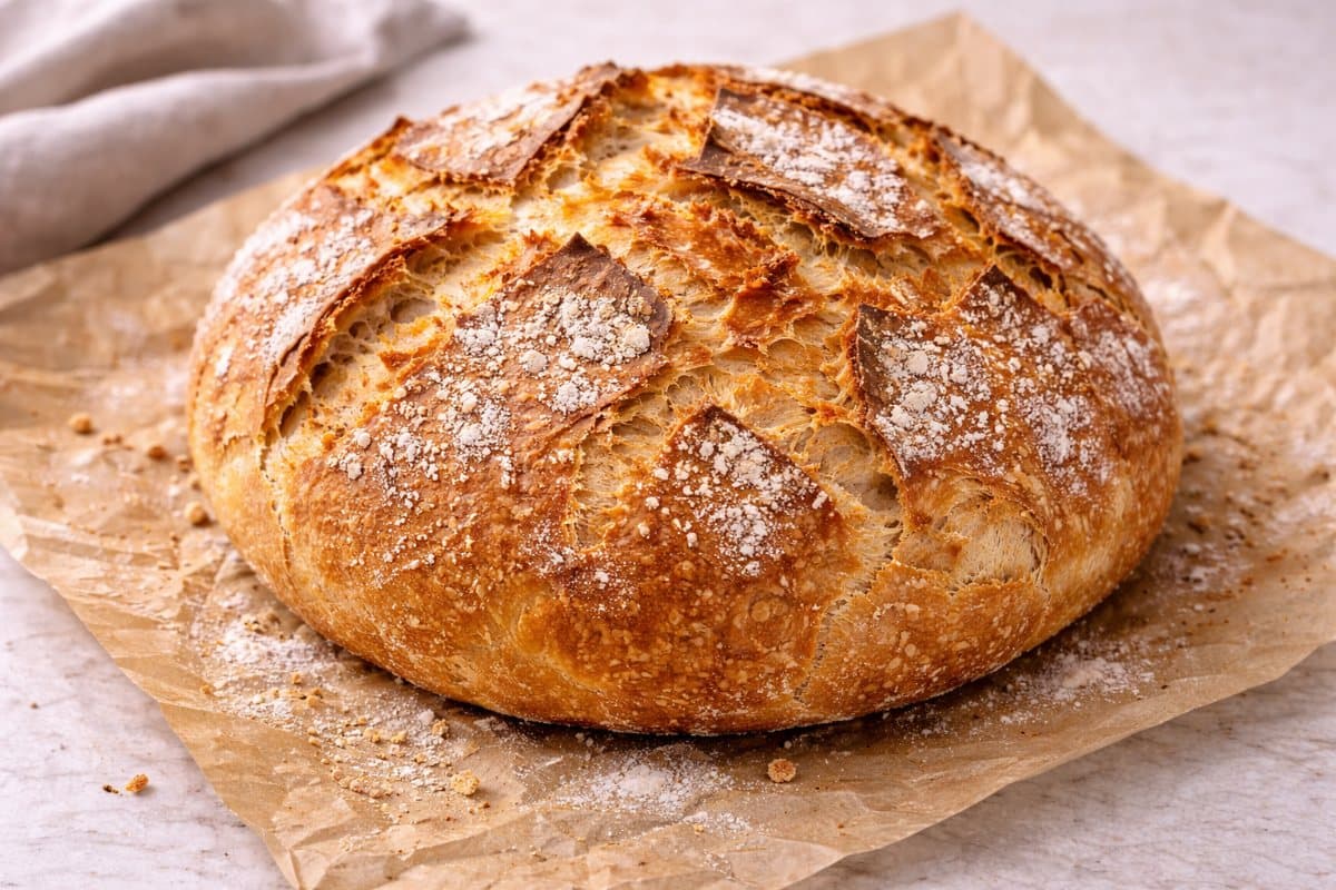 Pain sans pétrissage