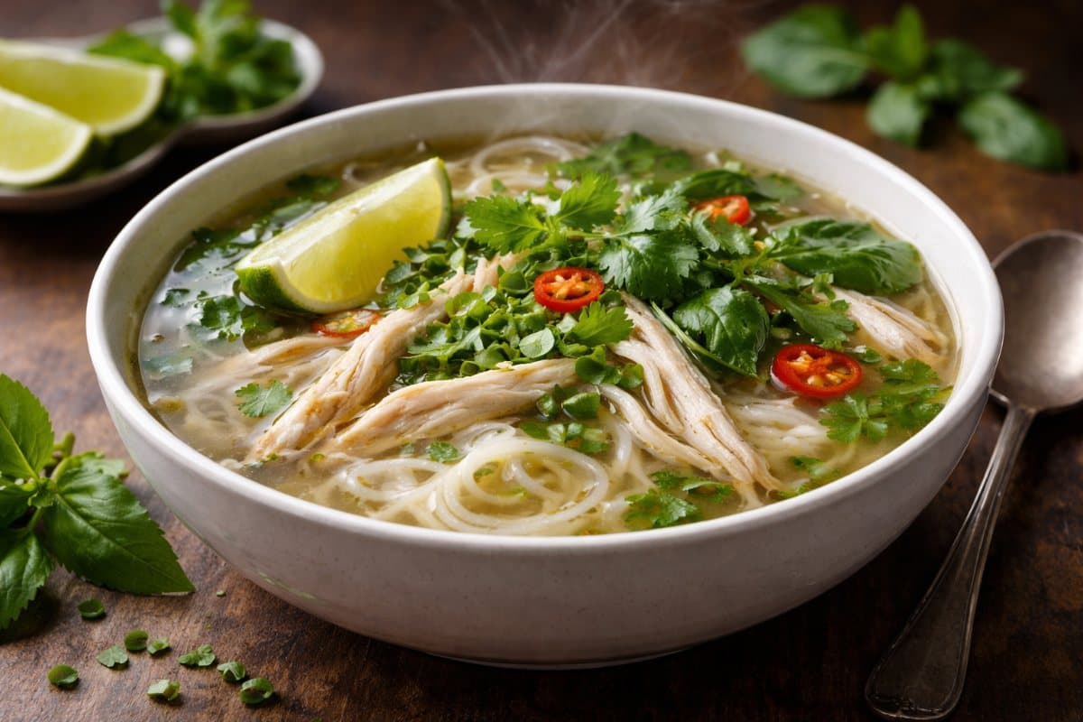 Soupe phở gà simplifiée