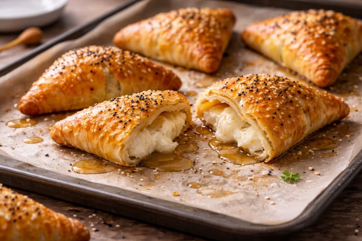 Feuilletés chèvre et miel