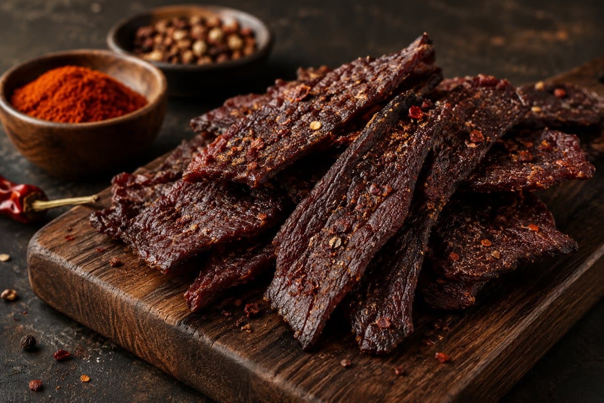 Jerky de bœuf épicé au paprika fumé
