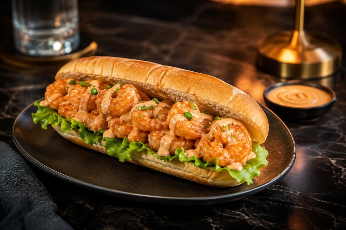 Guedille aux crevettes bang bang