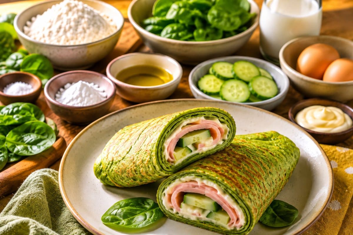 Crêpes vertes